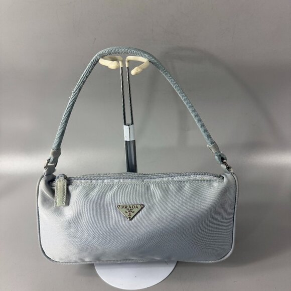 Authentic Prada Pochette Shouler Bag Tessuto Small - Picture 1 of 14